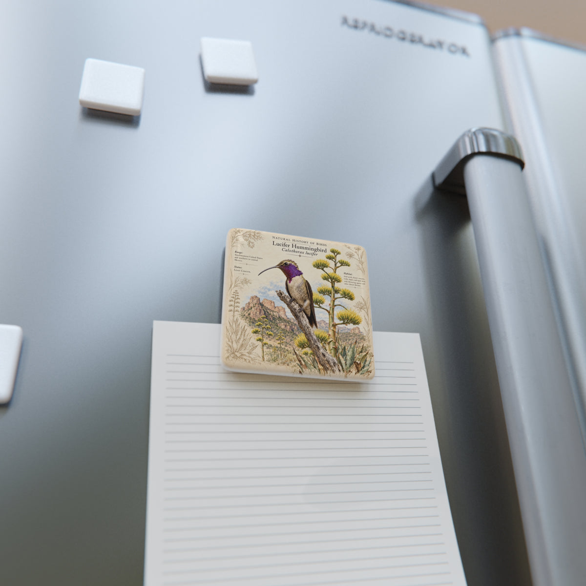 Lucifer Hummingbird Porcelain Magnet