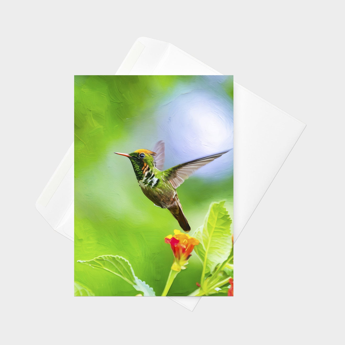 Frilled Coquette | 5x7 Note Card