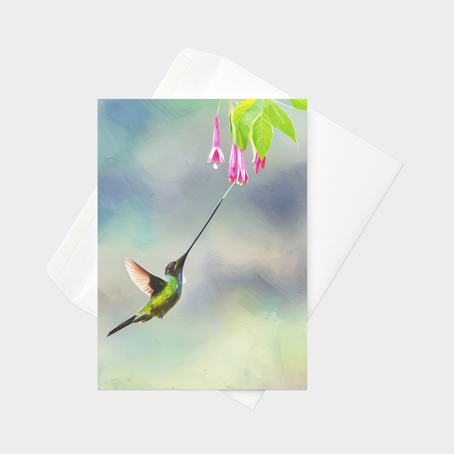 Sword-billed Hummingbird | 5x7 Note Card