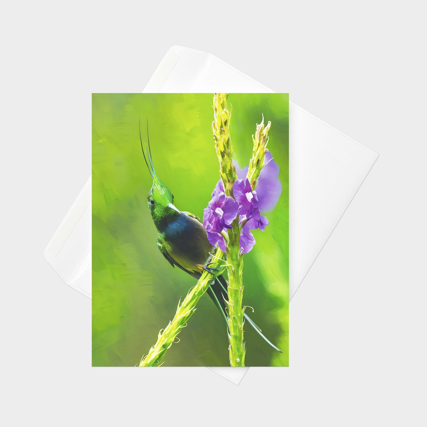 Wire-crested Thorntail | 5x7 Note Card