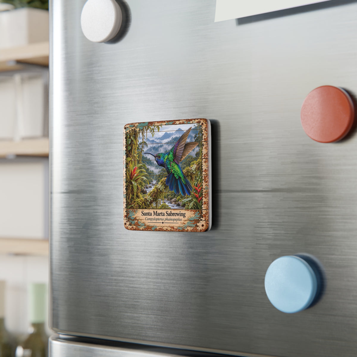 Santa Marta Sabrewing Porcelain Tile Magnet