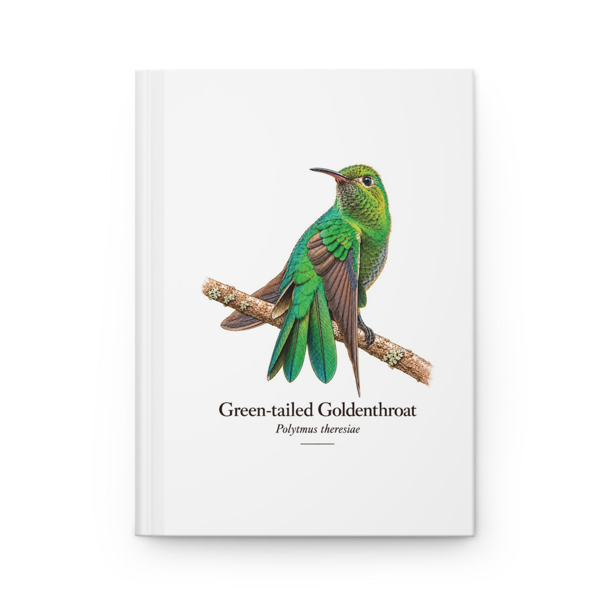 Green-tailed Goldenthroat Hardcover Journal