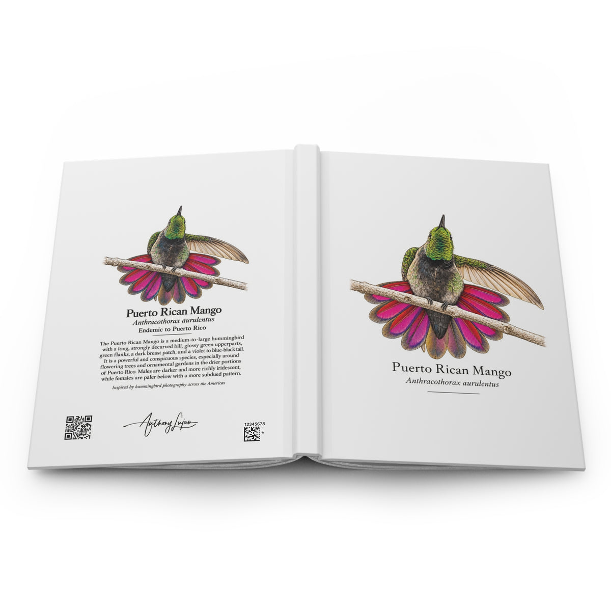 Puerto Rican Mango Hardcover Journal