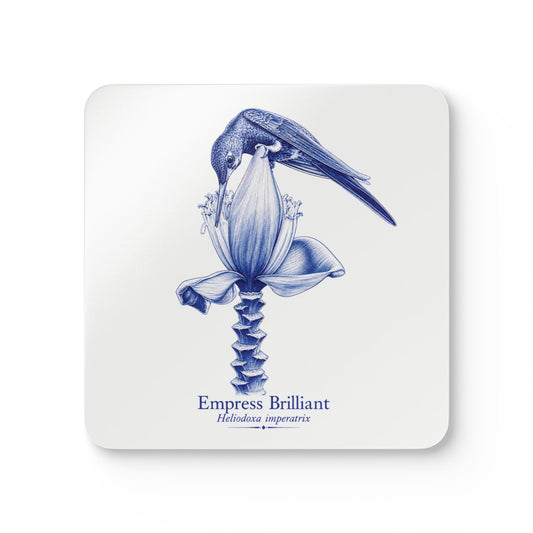 Empress Brilliant Blue Delft Cork Coaster Set