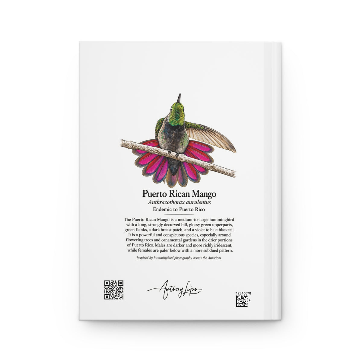 Puerto Rican Mango Hardcover Journal