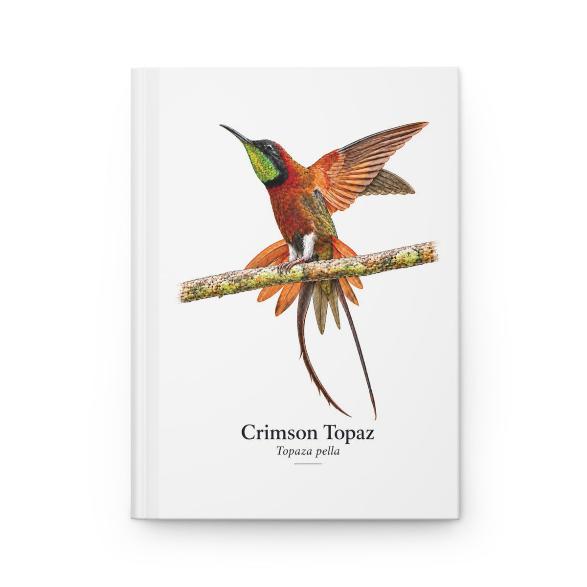 Crimson Topaz Hardcover Journal