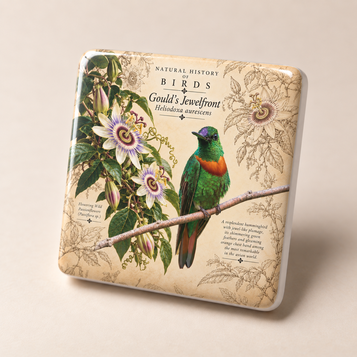 Gould's Jewelfrontlet Porcelain Magnet