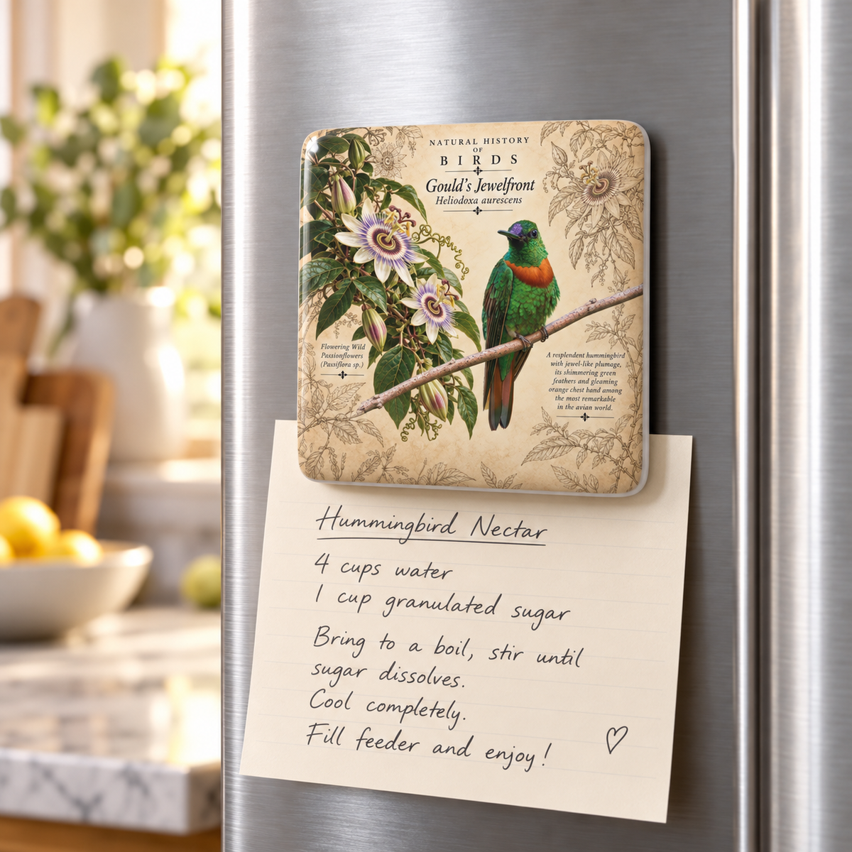 Gould's Jewelfrontlet Porcelain Magnet