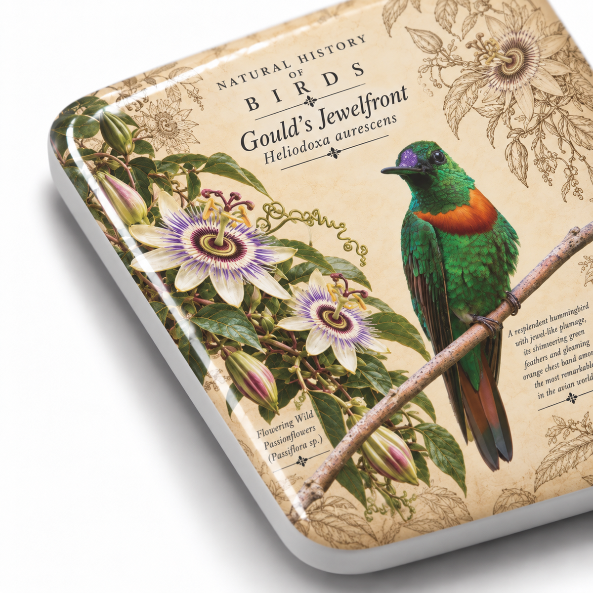 Gould's Jewelfrontlet Porcelain Magnet