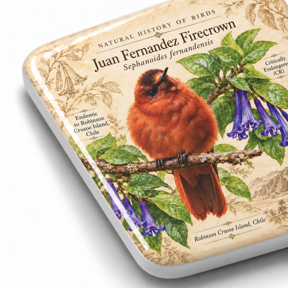 Juan Fernández Firecrown Porcelain Magnet