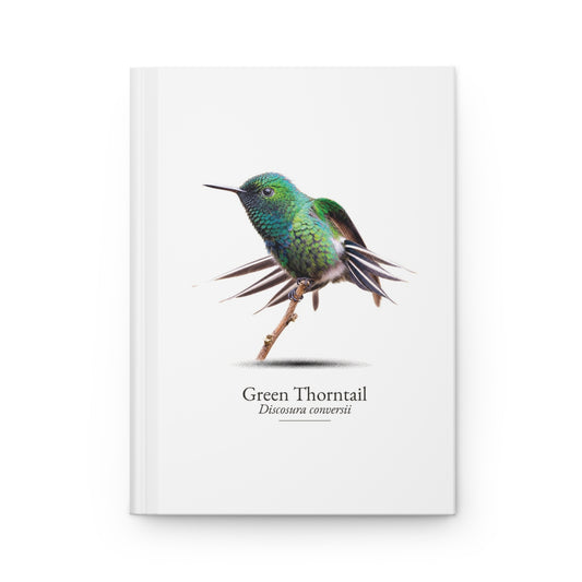 Green Thorntail Hardcover Journal