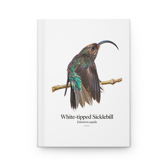 White-tipped Sicklebill Hardcover Journal