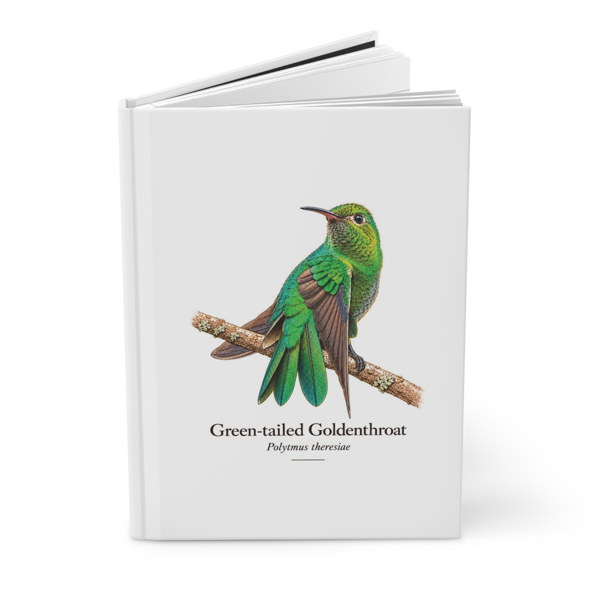 Green-tailed Goldenthroat Hardcover Journal
