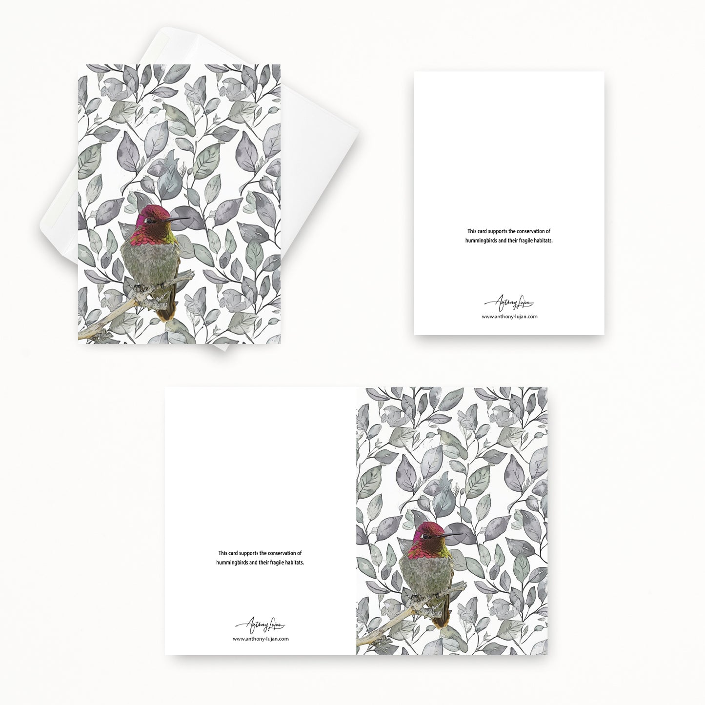 Anna's Hummingbird | 5x7 Note Card