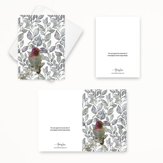 Anna's Hummingbird | 5x7 Note Card