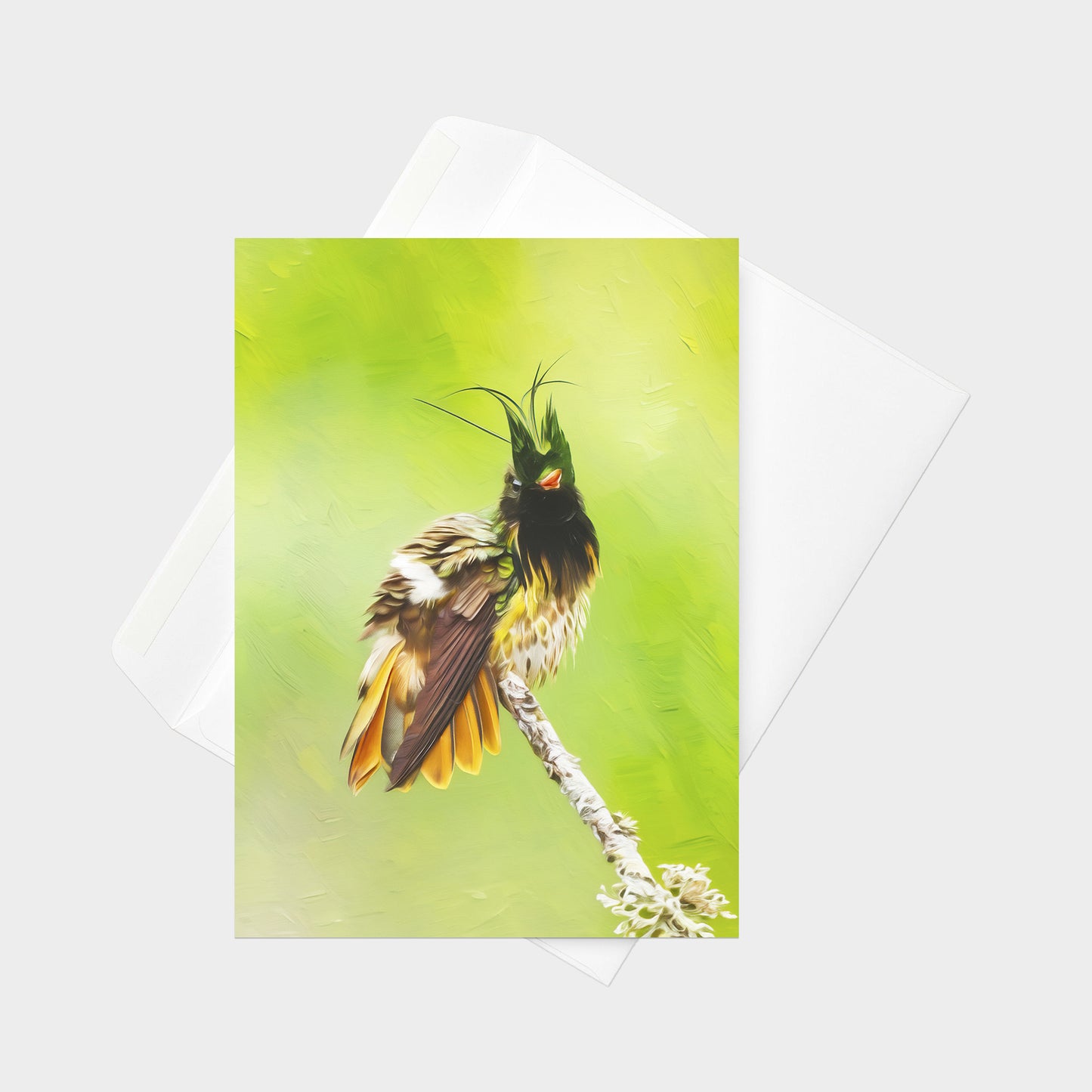 Black-crested Coquette | 5x7 Note Card