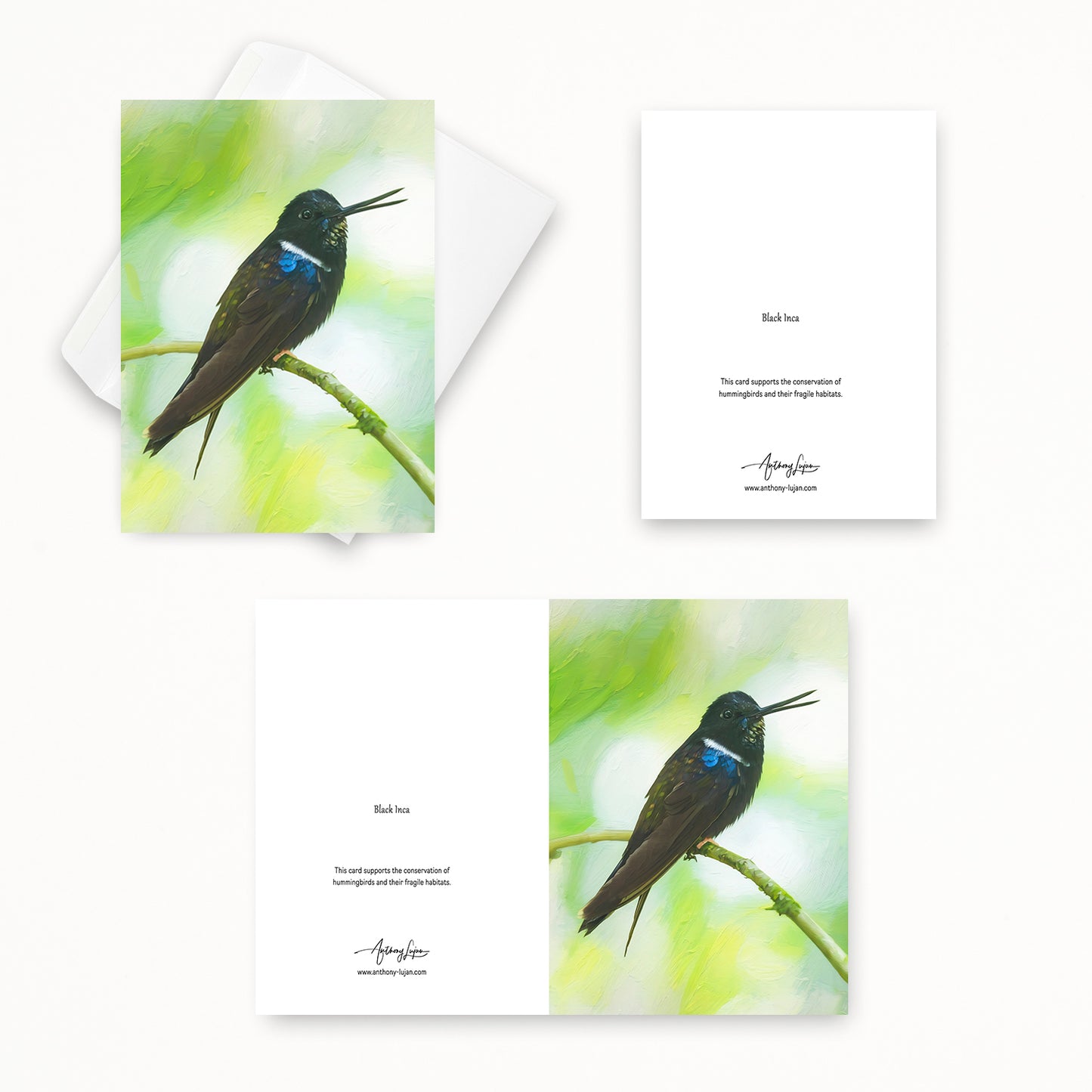 Black Inca | 5x7 Note Card
