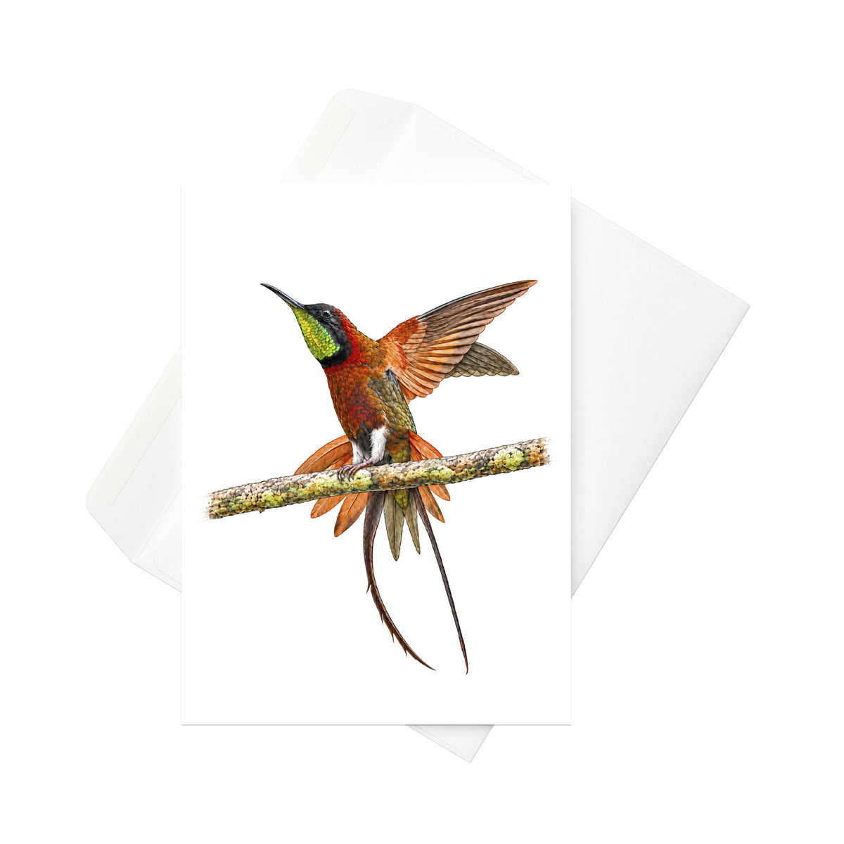 Crimson Topaz | 5x7 Note Card