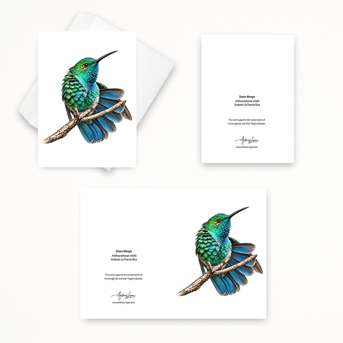Green Mango | 5x7 Note Card