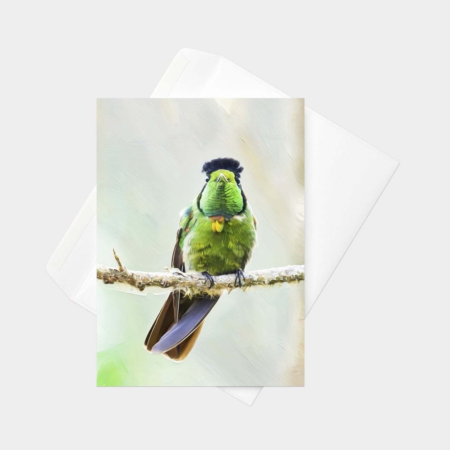Hooded Visorbearer | 5x7 Note Card