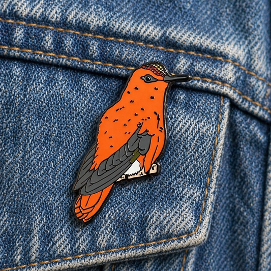 Juan Fernandez Firecrown enamel pin by Anthony Lujan