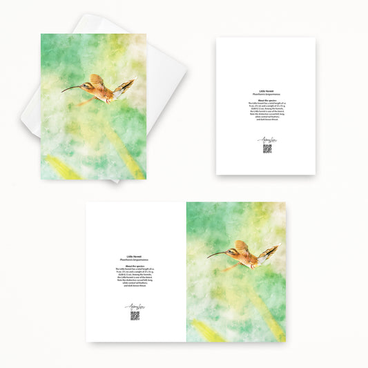 Little Hermit 5x7 note card featuring Anthony Lujan photography