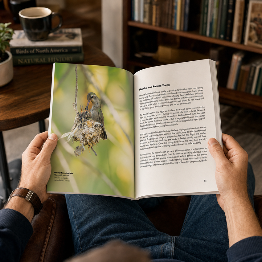Nectar and Feathers - A Book About Hummingbirds - Hardcover