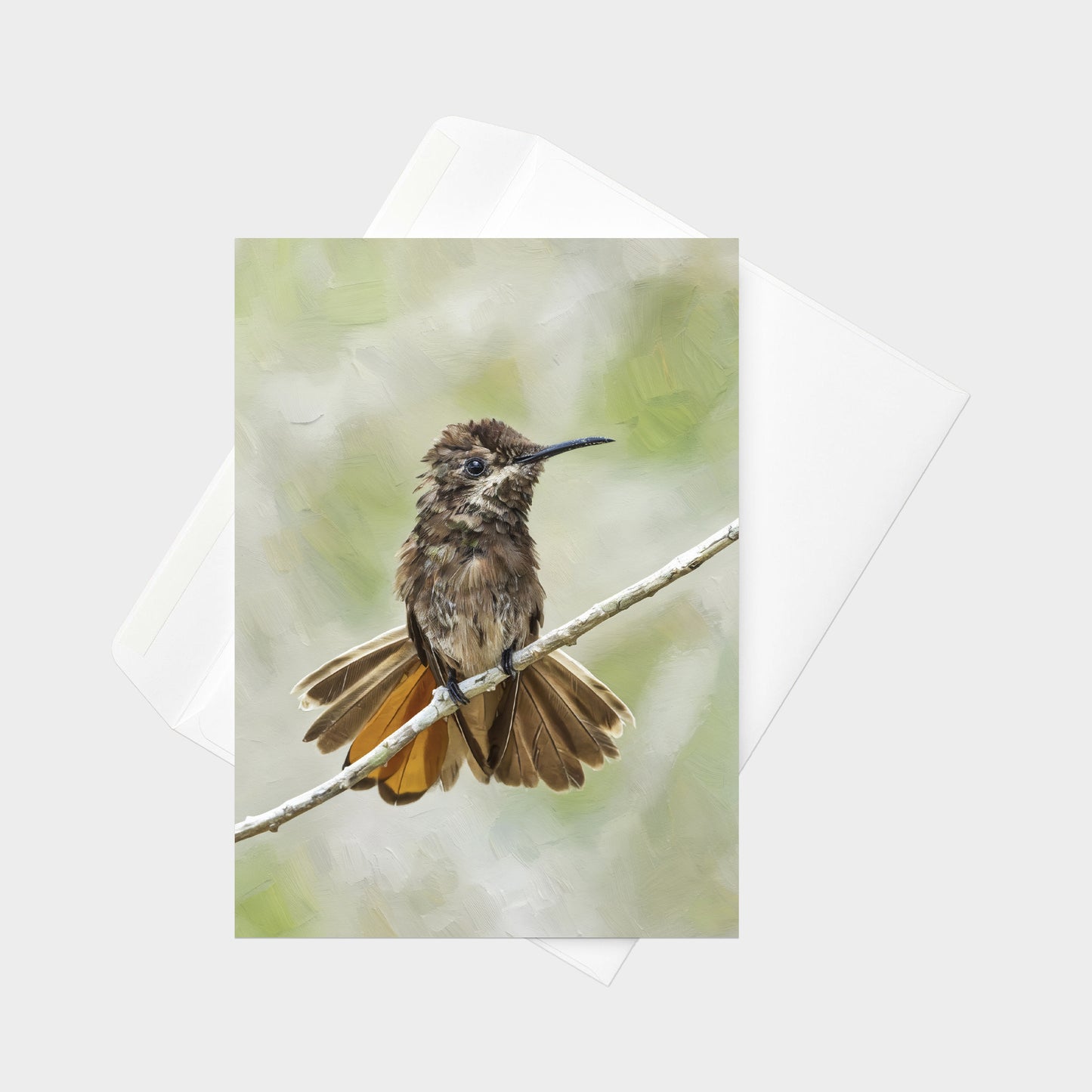 Ruby-topaz Hummingbird | 5x7 Note Card