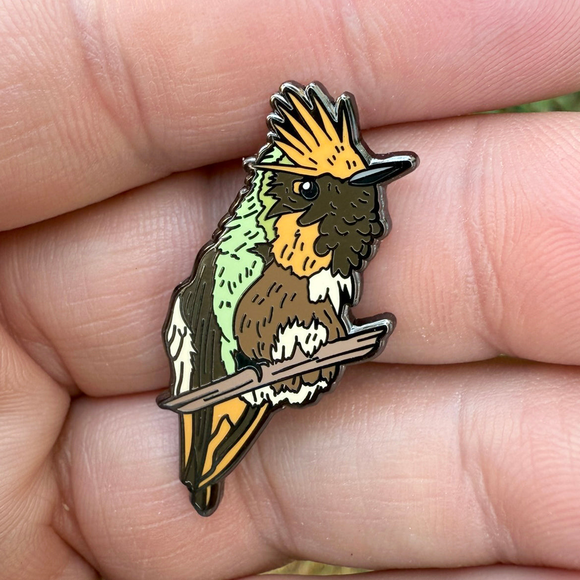 Short-crested Coquette pin example