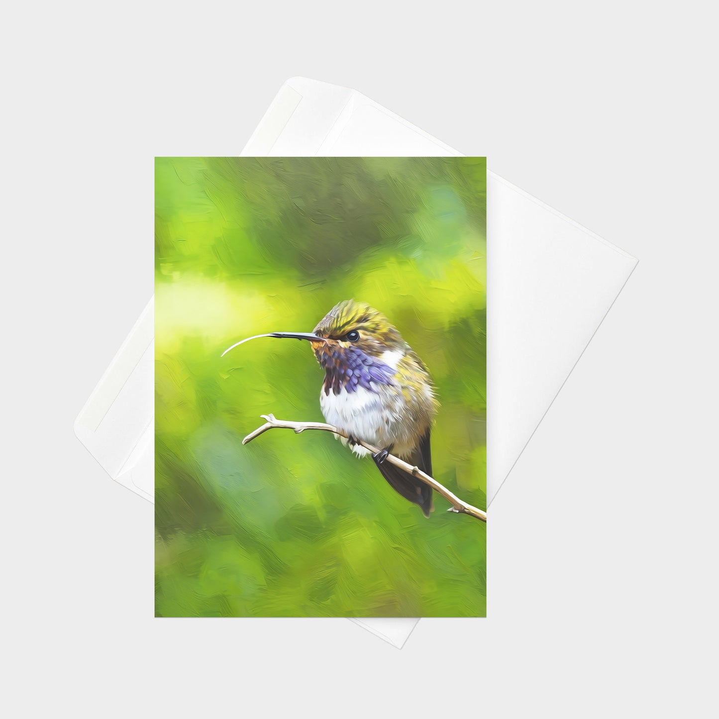 Volcano Hummingbird | 5x7 Note Card